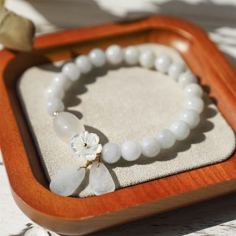 KarmaRipple's Authentic Ivory Jade Fortune Bracelet p3