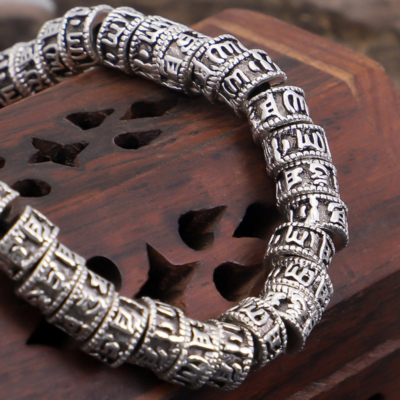 KarmaRipple's Handmade Tibetan Mantra Purity Bracelet p4