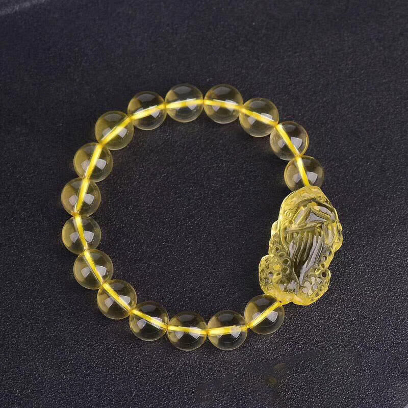 KarmaRipple's Authentic Citrine Pi Xiu Stretch Bracelet p3