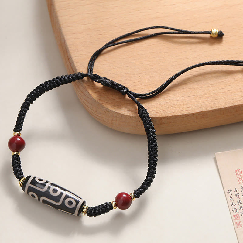KarmaRipple's Handcrafted Tibetan Nine-eye Dzi Bead Protection Bracelet p3