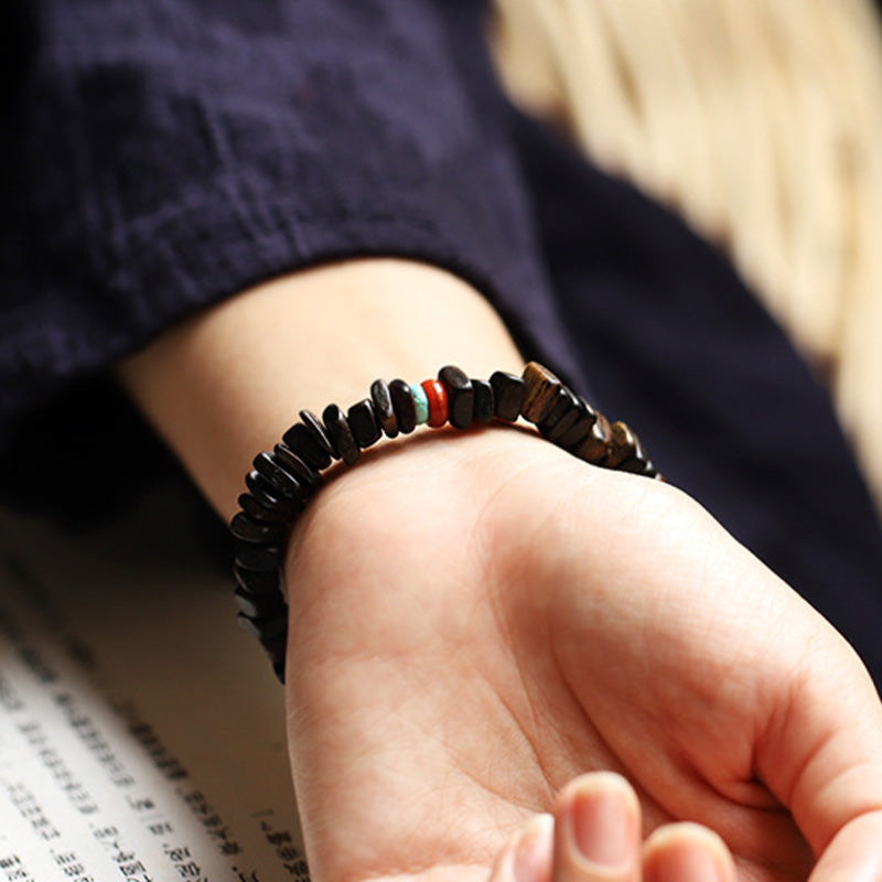 KarmaRipple's Agarwood Red Agate Balance Bracelet p4