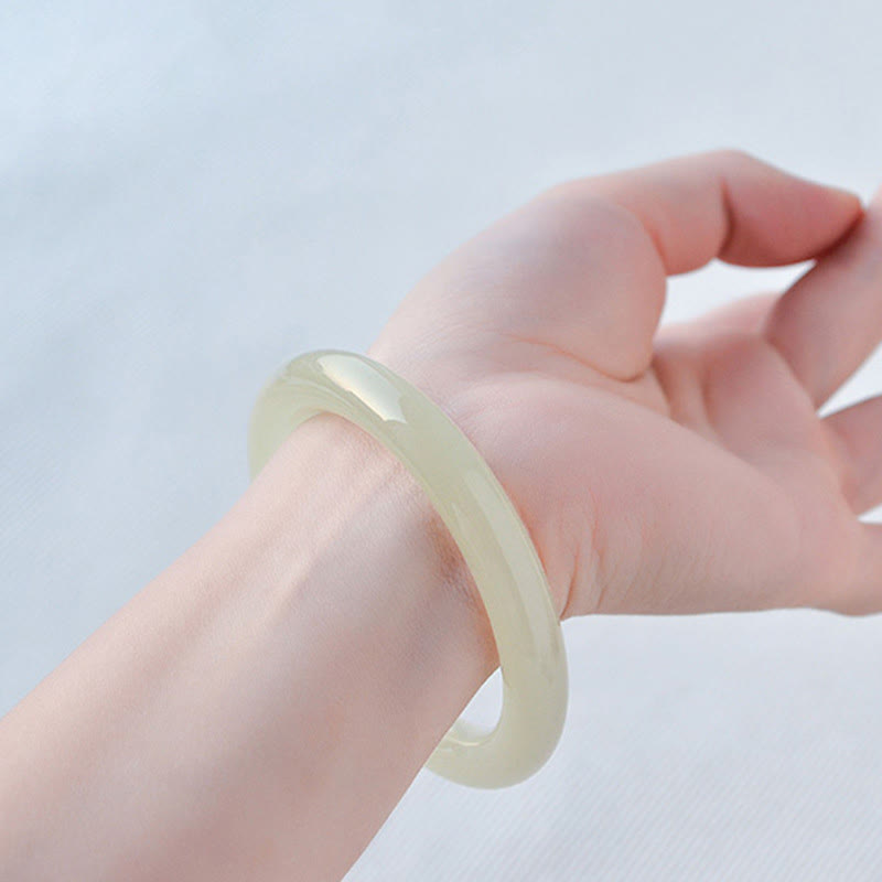 KarmaRipple's Authentic Afghanistan Jade Abundance Cuff Bracelet Bangle p5