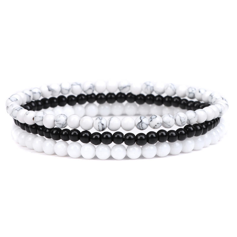 KarmaRipple's 3Pcs Authentic Gemstone Stone Inner Peace Spiritual Bracelet p33