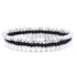 White Turquoise&Black Glass Beads&White Porcelain Beads(Wrist Circumference 15-19cm)