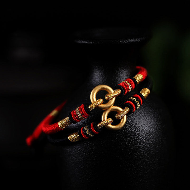 KarmaRipple's FengShui Fortunate Red String Pair Bracelet p8