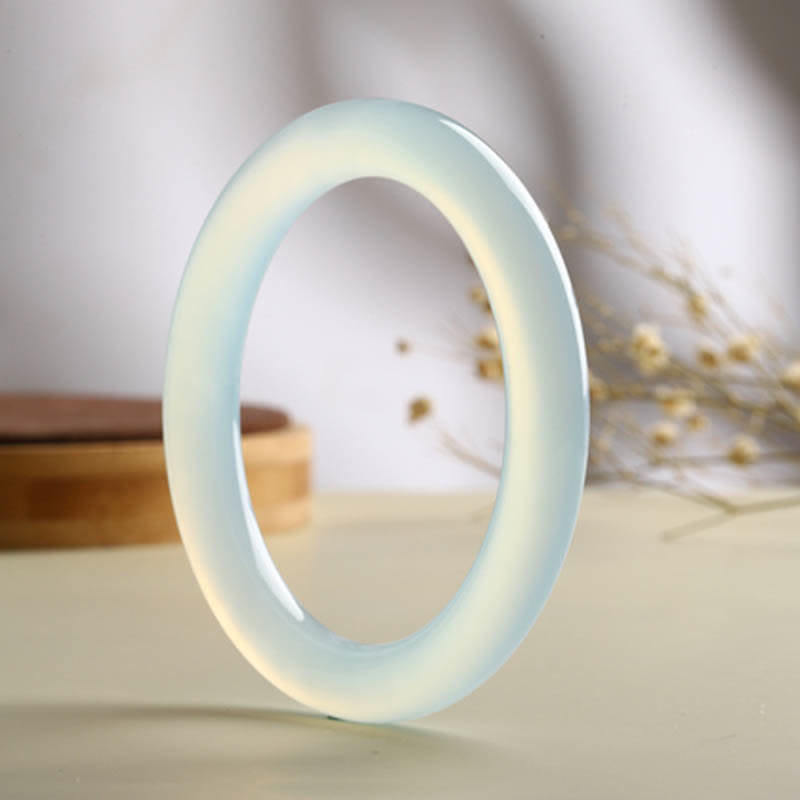 KarmaRipple's Authentic Aquamarine Blessing Serenity Bangle Bracelet p4
