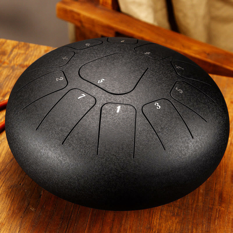 KarmaRipple's Steel Tongue Drum Sound Balancing Mindfulness Meditation Yoga Drum Kit 11 Note 8 Inch p40
