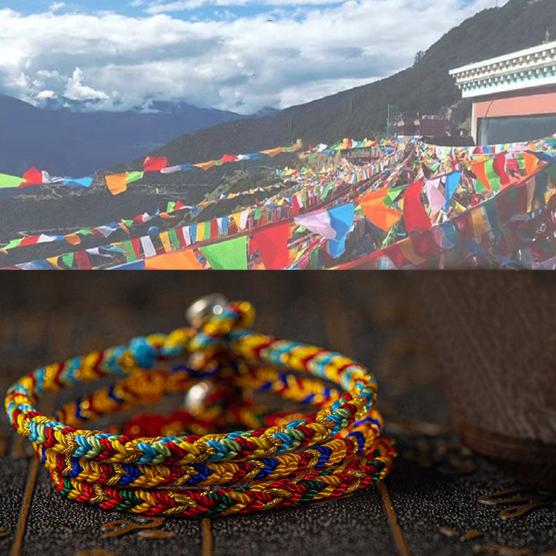 KarmaRipple's "May you be good fortune and success" Fortunate Multicolored Bracelet p9