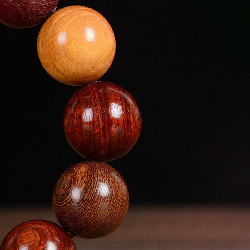 KarmaRipple's Multicolored Sandalwood Protection Balancing Bracelet p7