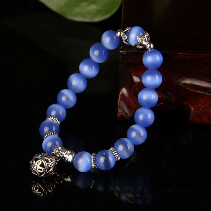 KarmaRipple's Tibetan Cat Eye Fortunate Bracelet p2