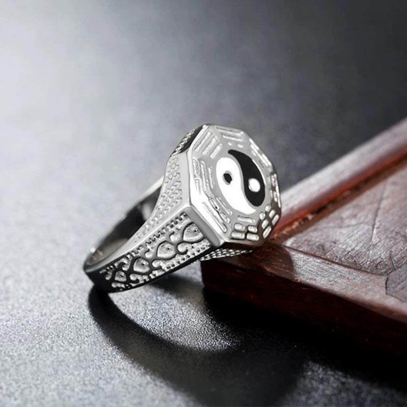 KarmaRipple's Yin Yang Symbol Bronze Fortune Ring p6
