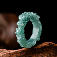 KarmaRipple's Authentic Jade Dragon Success Ring