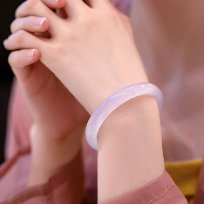 KarmaRipple's Authentic Chalcedony Balance Positive Bracelet Bangle p16