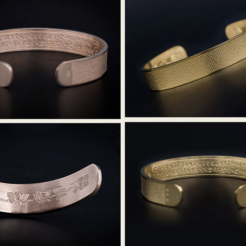 KarmaRipple's Shurangama Mantra Engraving Titanium Steel Blessing Bracelet p16