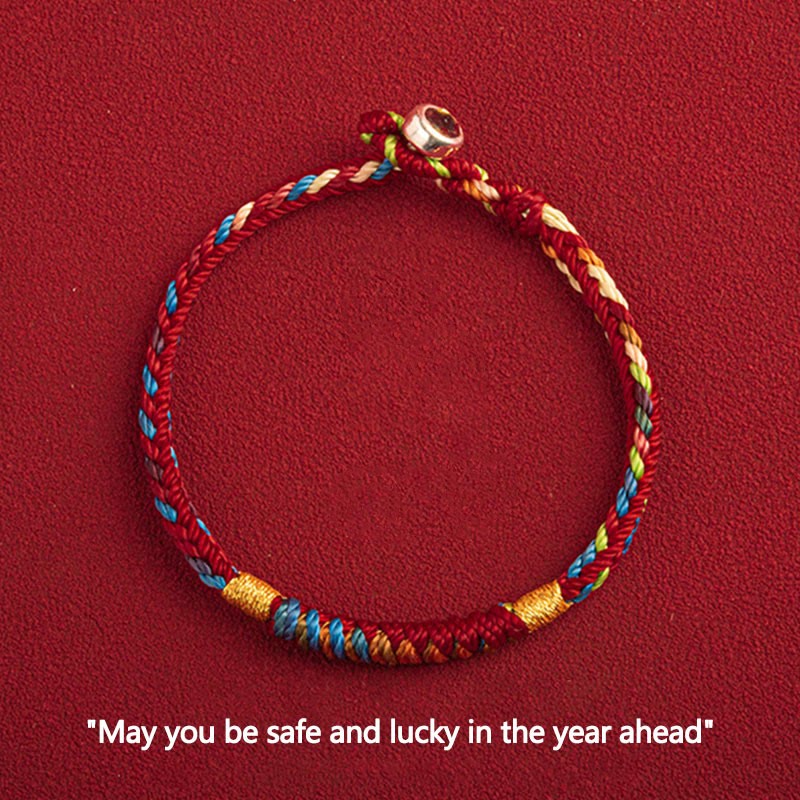 KarmaRipple's "May You Be Safe And Fortunate In The Year Ahead" Multicolored Bracelet p1