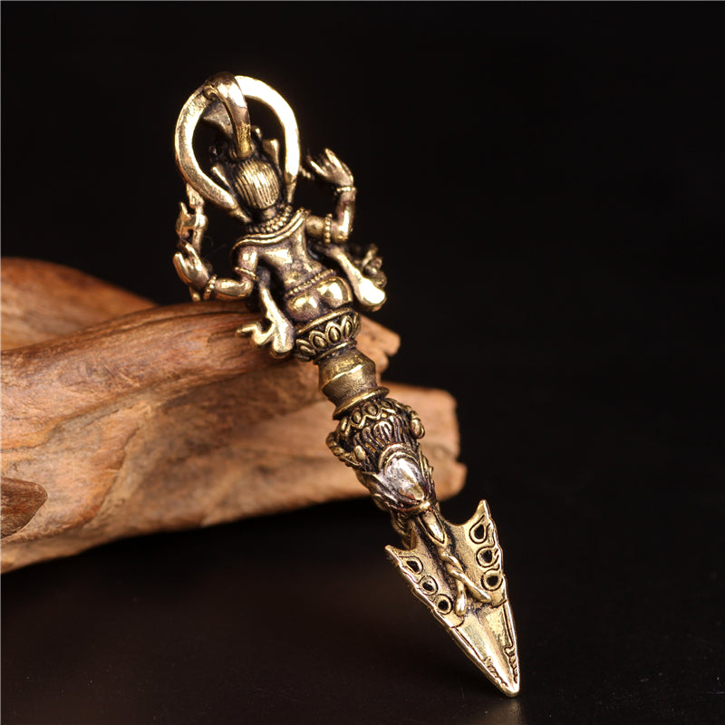 KarmaRipple's Tibetan Ganesh Ganpati Elephant God of Wealth Dorje Vajra Spiritual Power Pendant Necklace p16