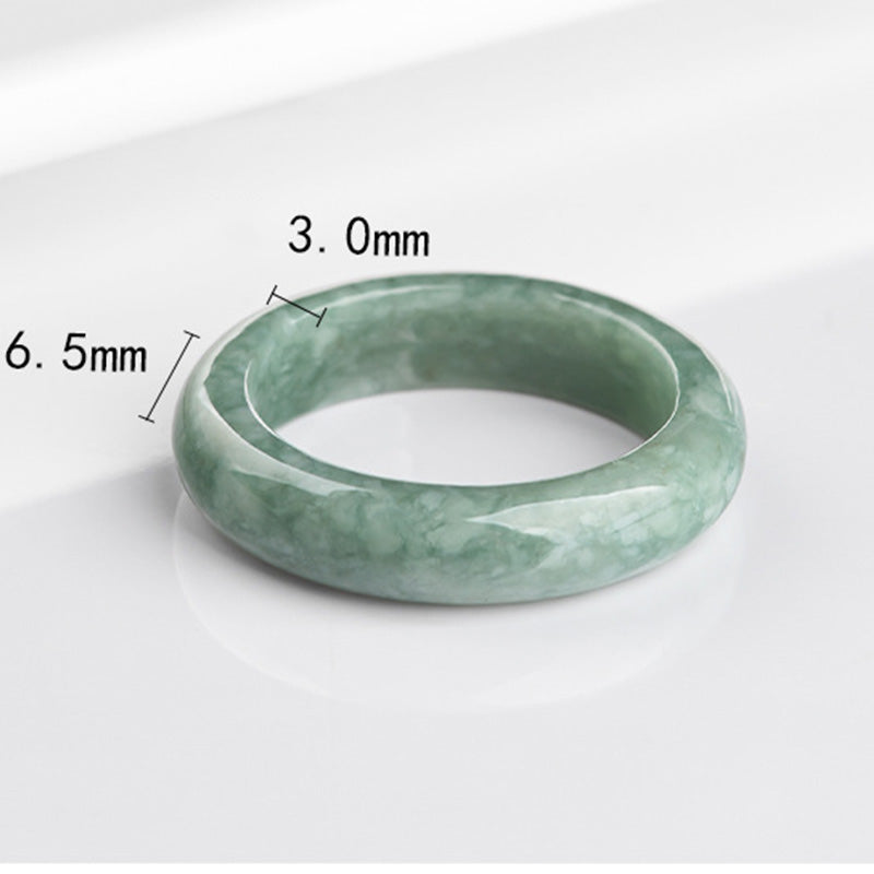 KarmaRipple's Authentic Jade Abundance Balancing Ring p11