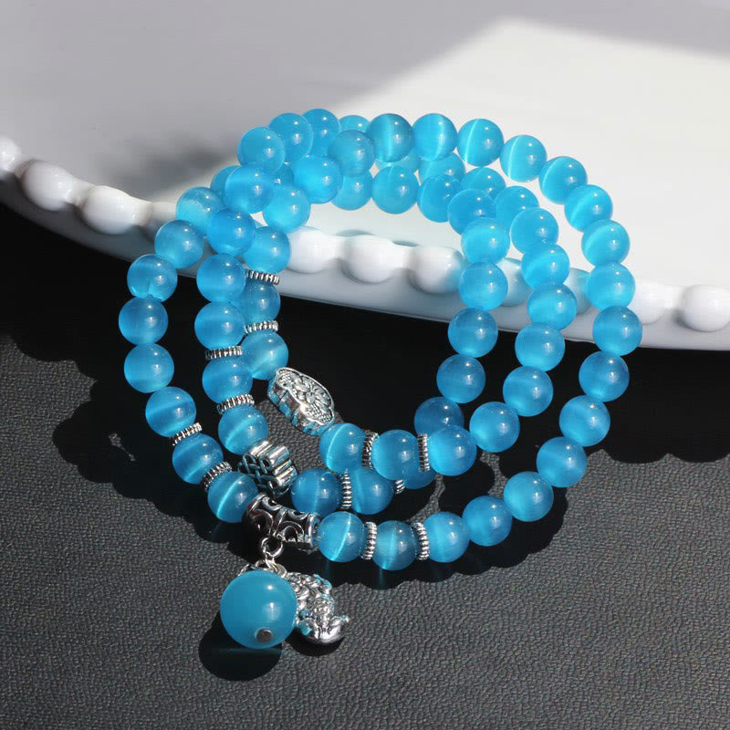 KarmaRipple's Cat Eye PiXiu Support Triple Wrap Bracelet p31