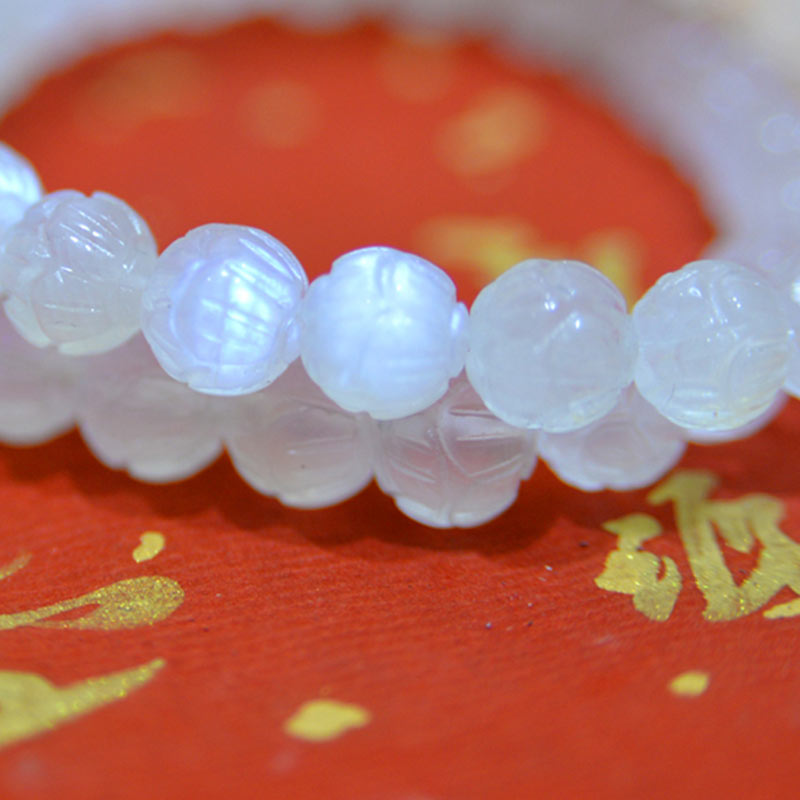 KarmaRipple's Authentic Moonstone Lotus Love Bracelet p14