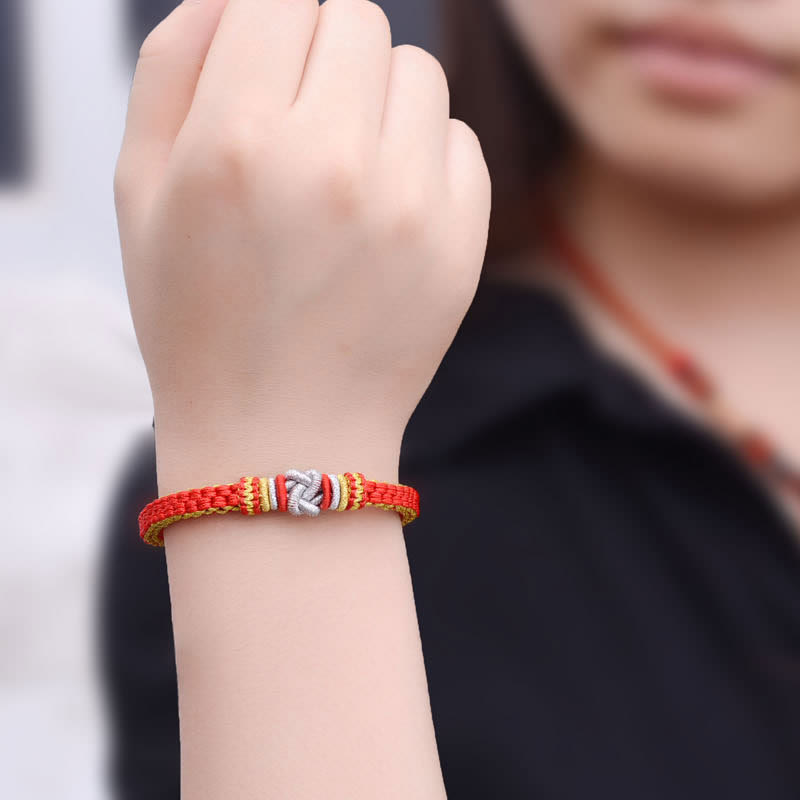 KarmaRipple's Colorful Rope True Love Weave Fortune Handmade Bracelet p10
