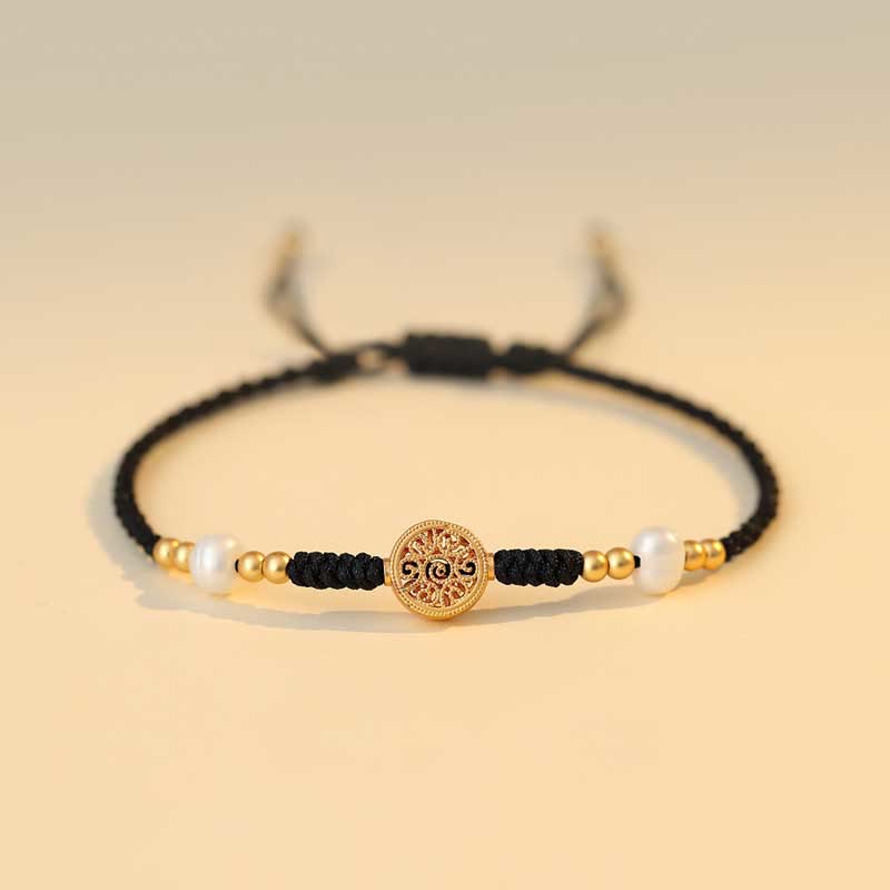KarmaRipple's Bronze Coin Fortune Tree Fortune Strength Woven Bracelet p31