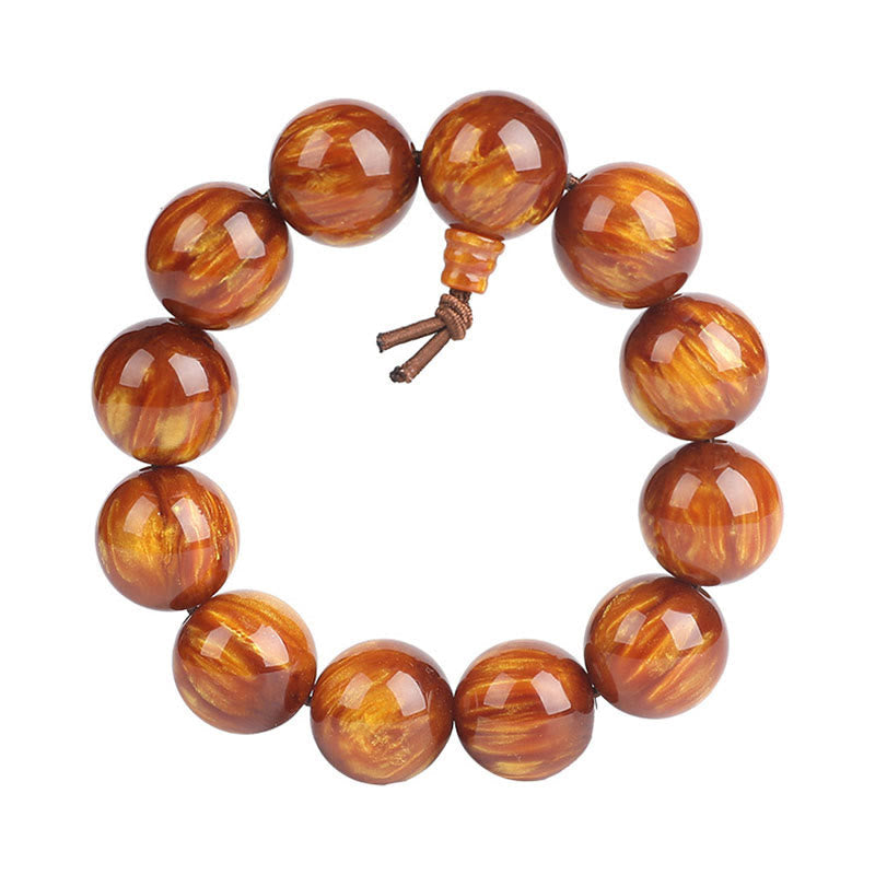 KarmaRipple's Golden Sea Willow Success Positive Bracelet Mala p14