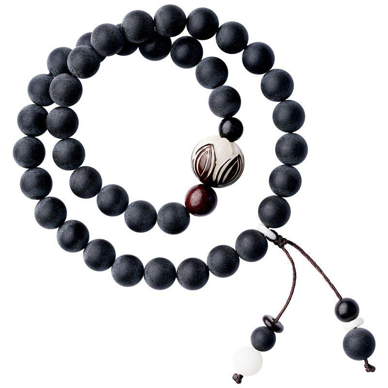 KarmaRipple's Tibetan Double Layer Cypress Bodhi Lotus Balancing Bracelet p9
