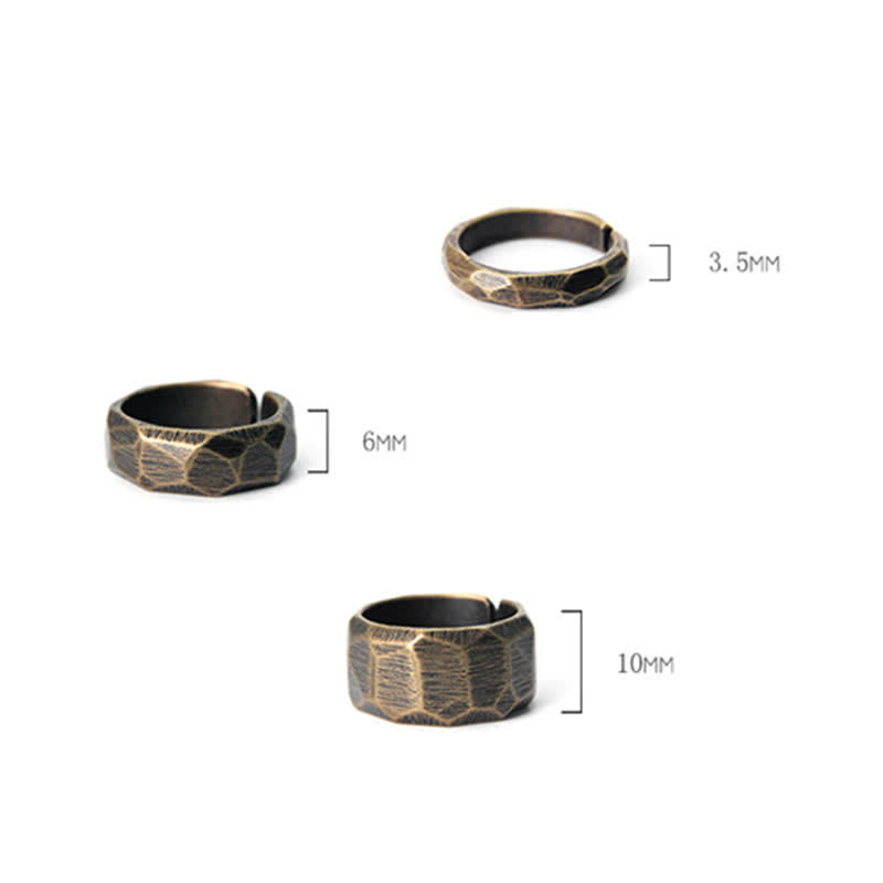 KarmaRipple's Tibetan Simple Design Bronze Wealth Ring p24