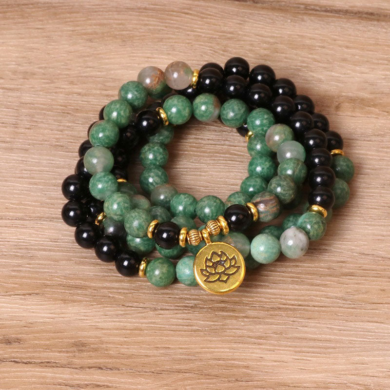 KarmaRipple's 108 Beadwork Authentic Agate Mala Balancing Bracelet p8
