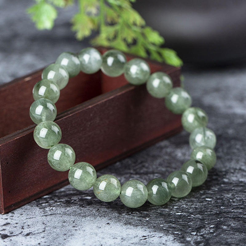 KarmaRipple's Authentic Green Gemstone Blessing Wealth Bracelet p4