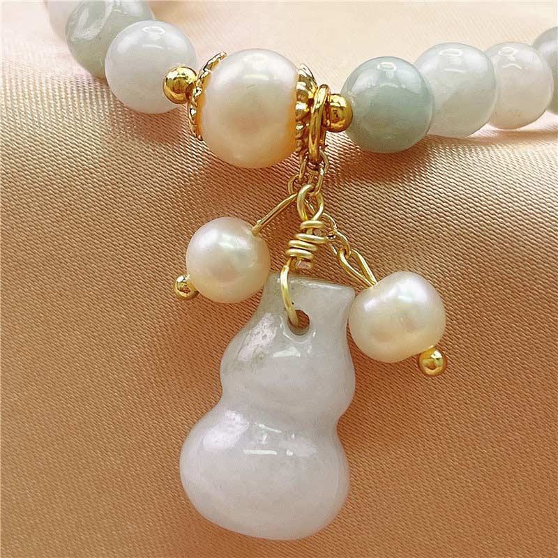 KarmaRipple's Jade Gourd Blessing Protection Talisman Bracelet p5