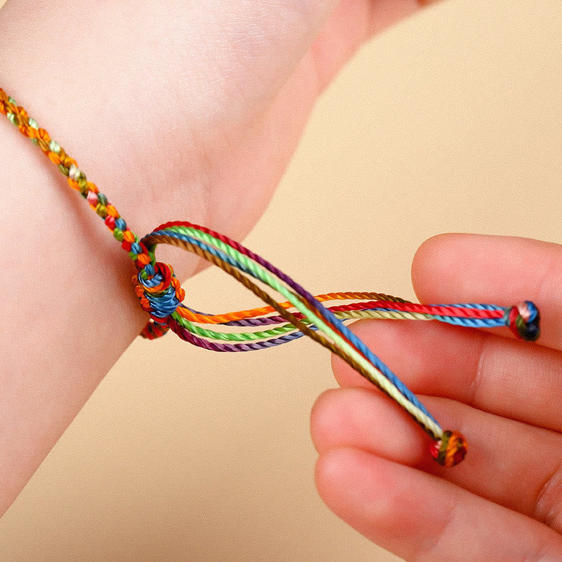 KarmaRipple's "May all your wishes come true" Fortunate Multicolored Bracelet p2