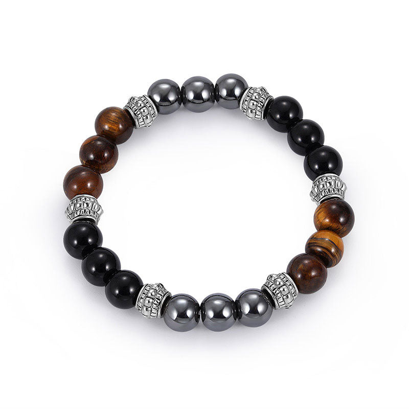 KarmaRipple's Tiger Eye and Hematite Good Fortune and Balancing Bracelet p3