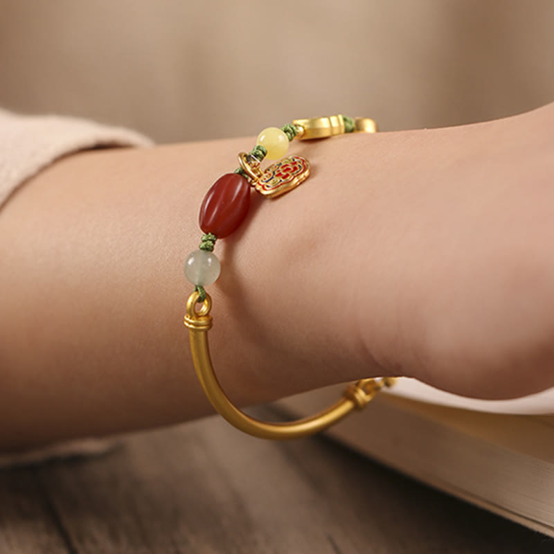 KarmaRipple's Tibetan Auspicious Clouds Fortune Happiness Wealth Fortune Bracelet p6