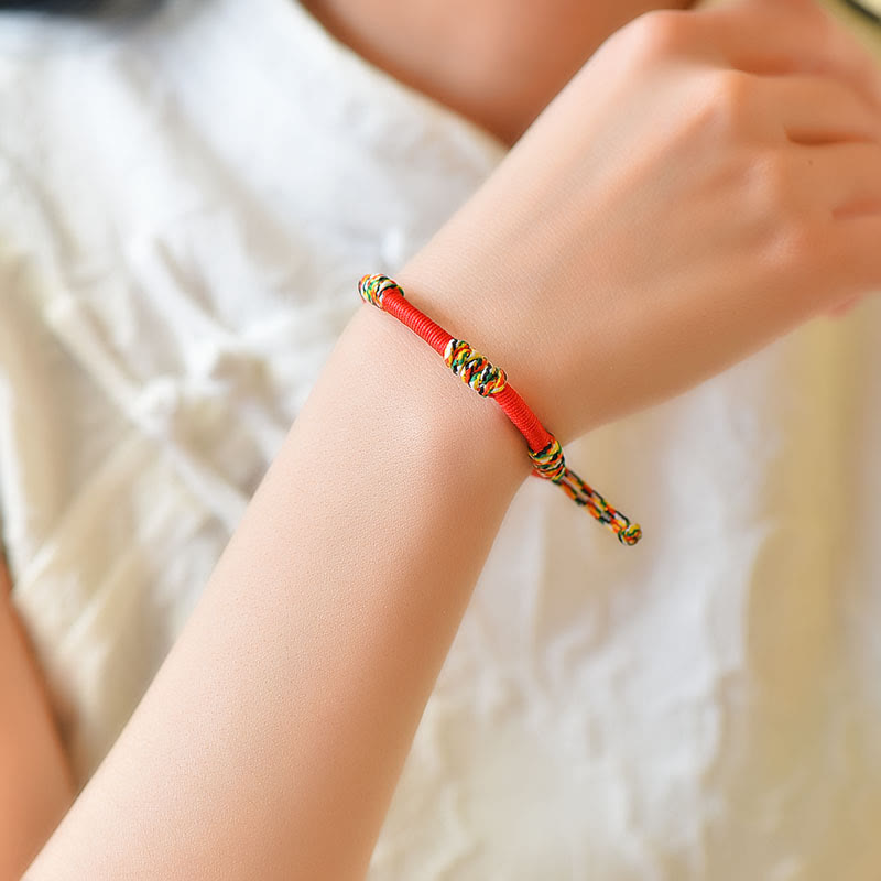 KarmaRipple's Tibetan Handmade Colorful King Kong Weave Fortunate Protection Braid String Bracelet p11