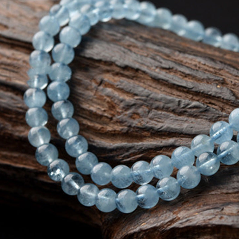 KarmaRipple's Authentic Aquamarine Peace Balancing Bracelet p6