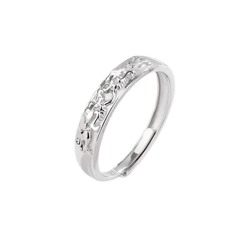 KarmaRipple's 925 Sterling Silver PiXiu Balance Adjustable Pair Ring p2