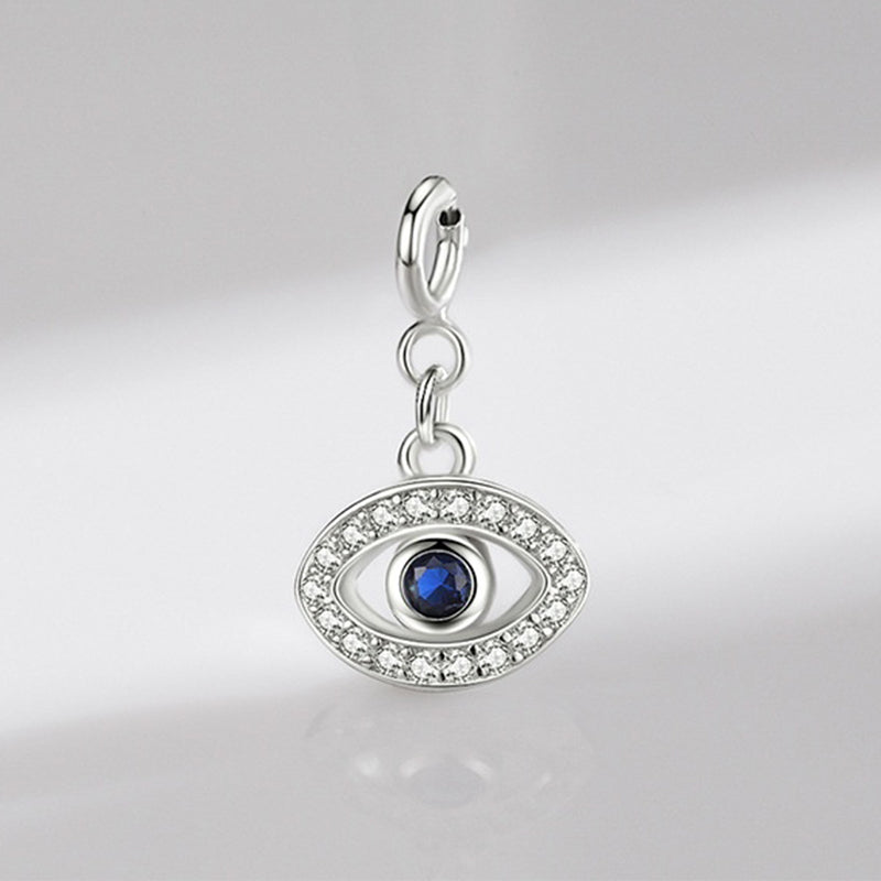 KarmaRipple's 925 Sterling Silver Evil Eye Hamsa Symbol Prosperity Fortune Chain Pendant Necklace p12