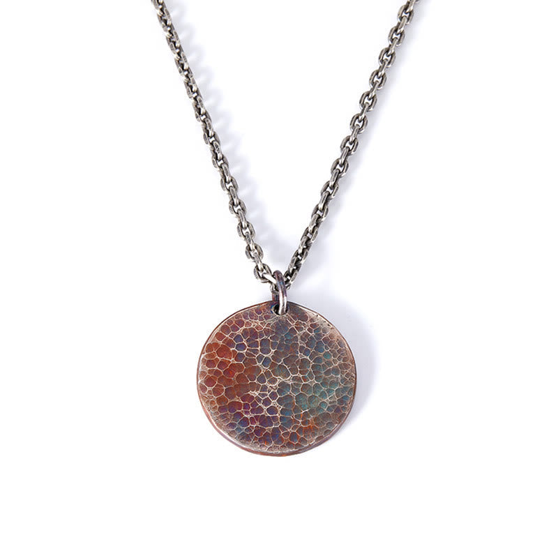 KarmaRipple's 990 Sterling Silver Yin Yang Water and Fire Balance Pendant Necklace p5