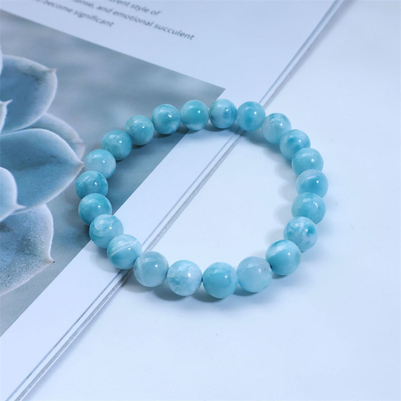 KarmaRipple's Authentic Larimar Wisdom Confidence Bracelet p2