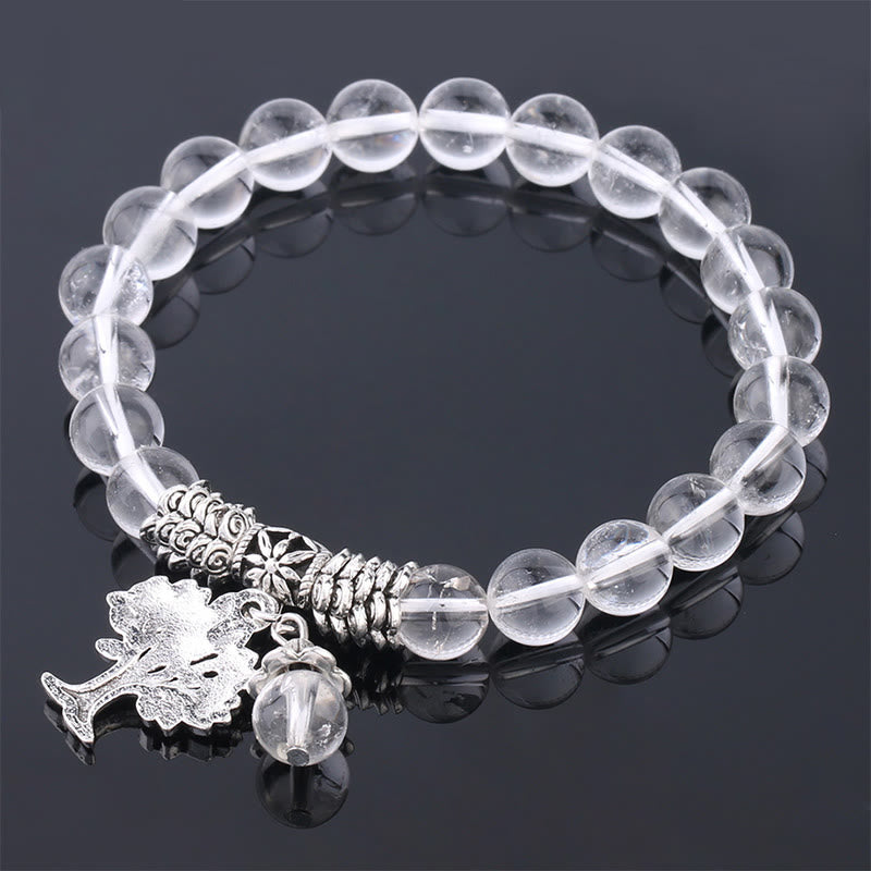 KarmaRipple's Authentic Gemstone Tree of Life Fortunate Talisman Stretch Bracelet p33