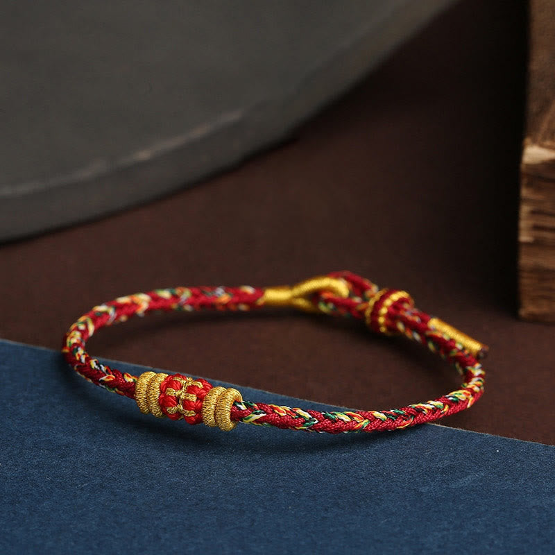 KarmaRipple's Handmade Colorful Rope King Kong Weave Woven Fortune Bracelet p12