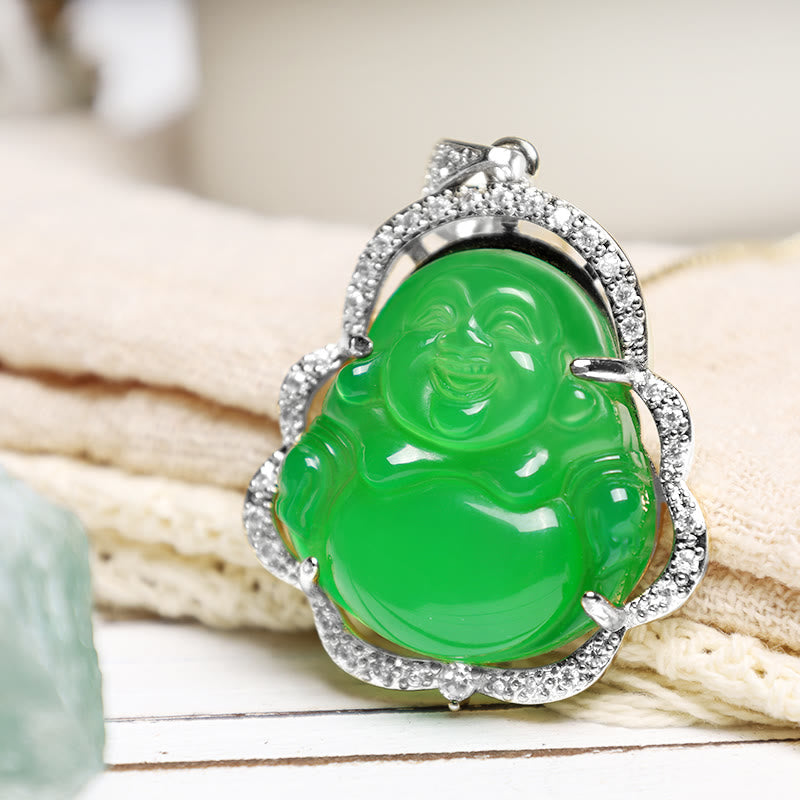 KarmaRipple's Good Fortune Laughing Buddha Pendant p13