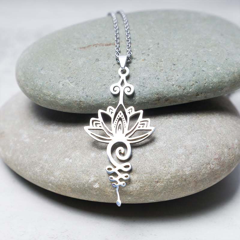 KarmaRipple's Lotus Fortune Wealth Pendant Necklace p4