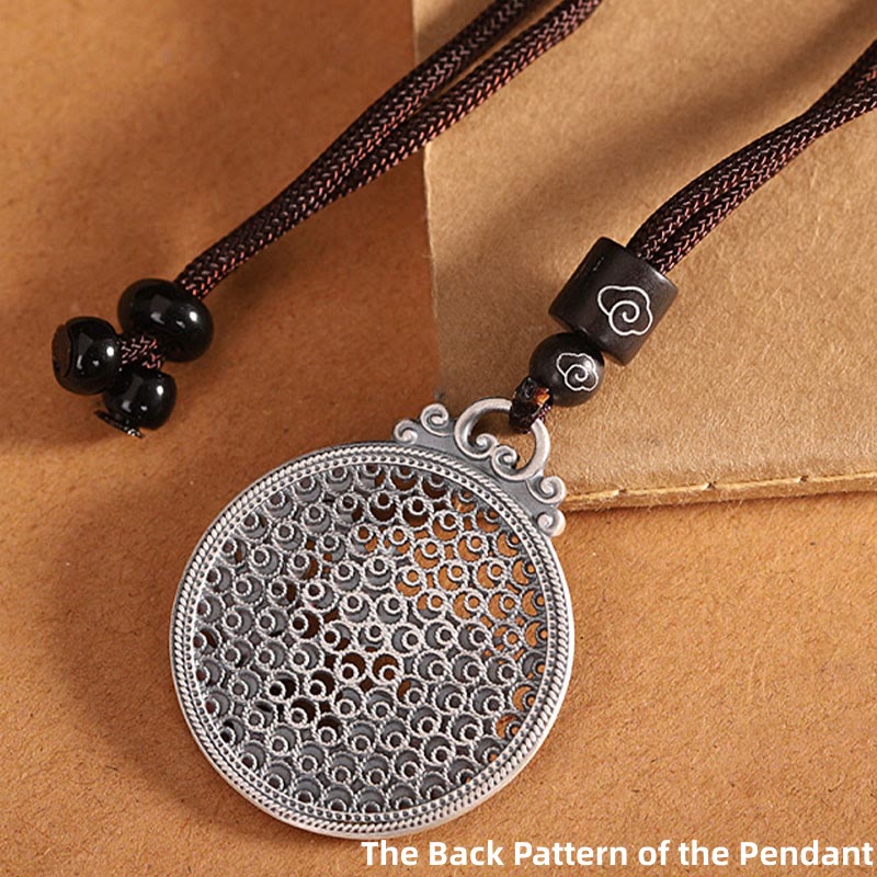 KarmaRipple's 990 Sterling Silver Phoenix Fortune Protection Pendant Necklace p7