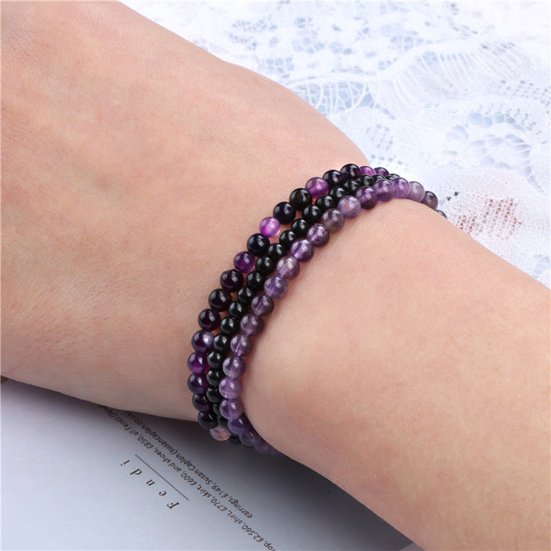 KarmaRipple's 3Pcs Authentic Gemstone Stone Inner Peace Spiritual Bracelet p11