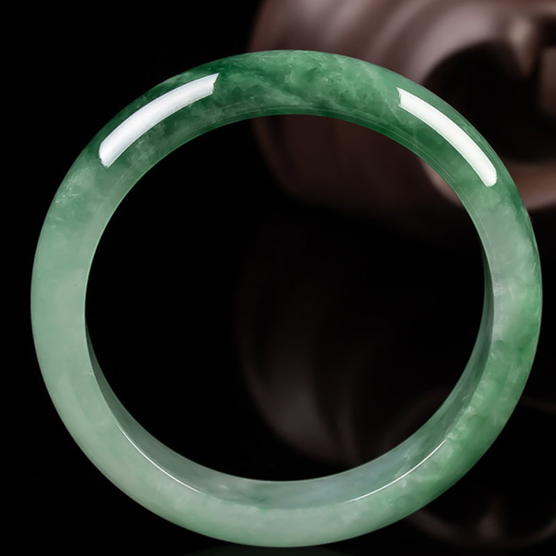 KarmaRipple's Authentic Jade Fortune Blessing Bangle Bracelet p10