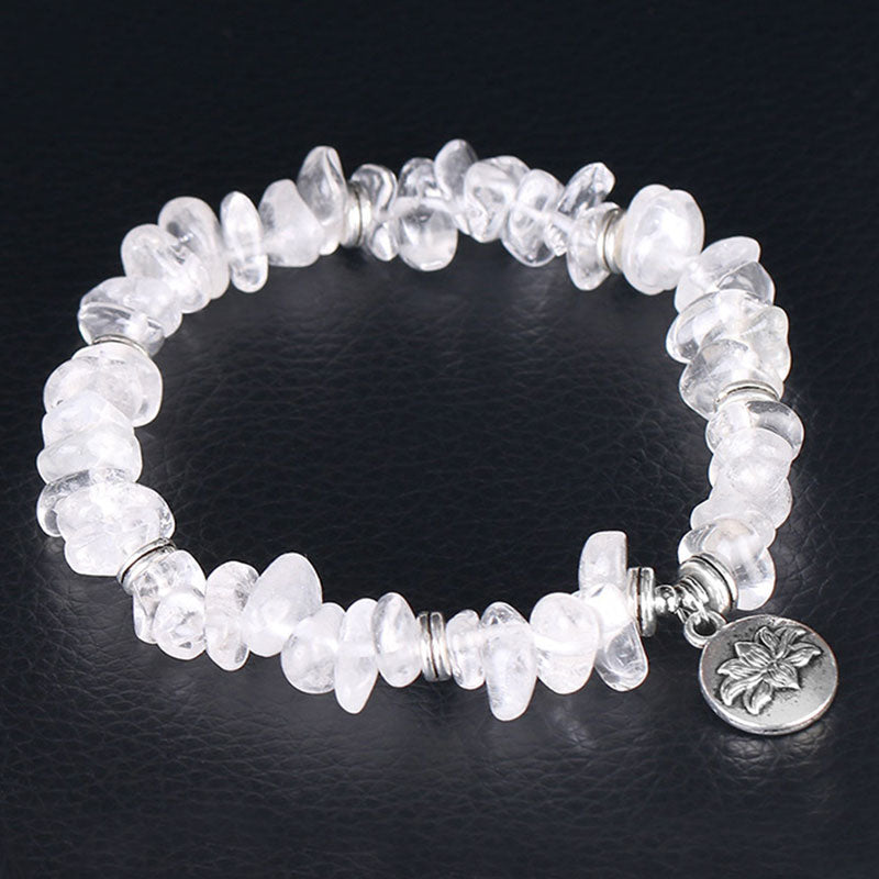 KarmaRipple's Authentic Ivory Gemstone Lotus Balancing Bracelet p1