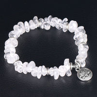 KarmaRipple's Authentic Ivory Gemstone Lotus Balancing Bracelet