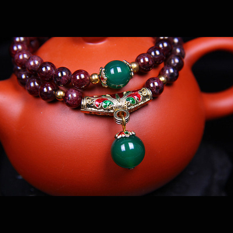 KarmaRipple's Authentic Garnet Blessing Bracelet p11
